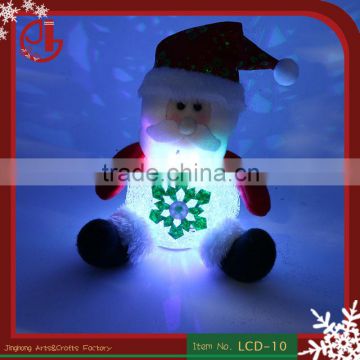 Home Decoration Gifts Toys Indoor New Year Festival Ornament Santa Claus Led Christmas Light