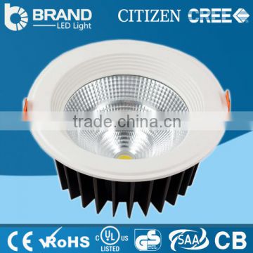 Simple design cob led downlight 60w led recessed mounting holes 265mm down light dimmable led downlight D282*H108mm