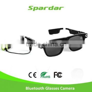 Bluetooth MP3 Player Sunglasses with 720P HD Video Camera