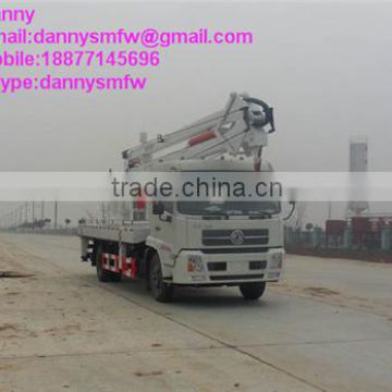 Dongfeng crew cab 3 Knuckle arm 22 meter High-altitude Operation Truck