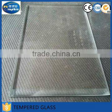 rectangular tempered glass for cooktop with CE & ISO certificate