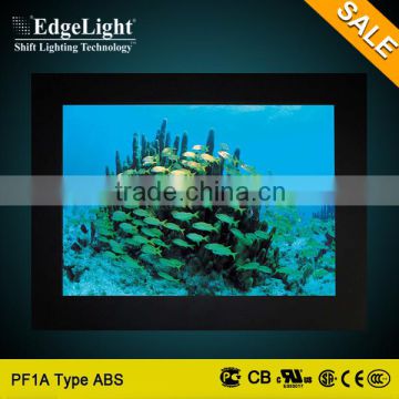 light photo frame , plastic frame led light panel , cheap A4 size LED light frame