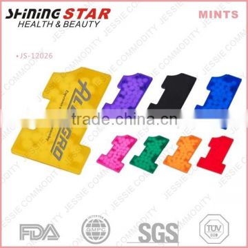 number shape strong mints for promotion