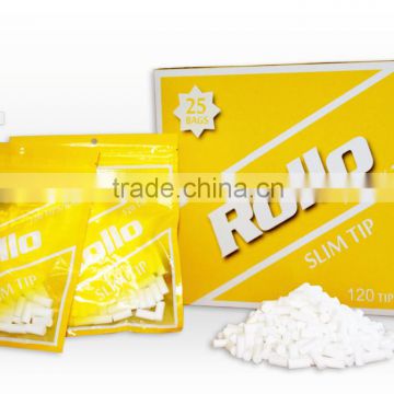 Filter Tips Slim Rollo Yellow 7mm x 15mm