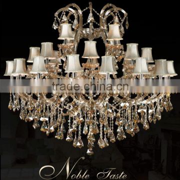 Luxury Large Big Maria Theresa Crystal Chandelier Hotel Lobby Chandeliers Cristal Lighting Hanging Lights Lamps CZ6038/28