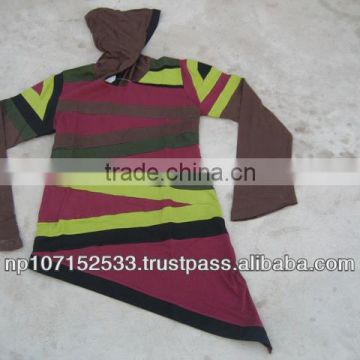 SHST30 cotton jersey horizontal patch pullover shirt 700rs $8.23