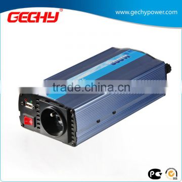 HYM-600W 12v-230v DC to AC modified sine wave car power inverter with USB port with european sockets