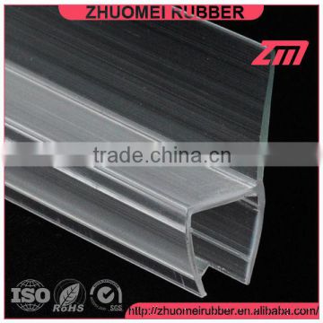 Plastic h shape shower screen weather seal