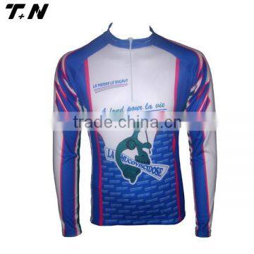 China sublimation custom cycling jersey