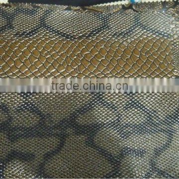 High-light,snake-emboss pvc artifical bag leather