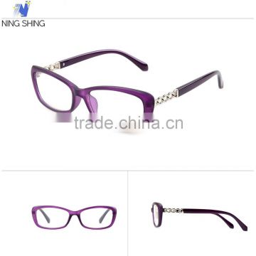 China Factory Wholesale Mental Purple Fancy Fashion Reading Glasses