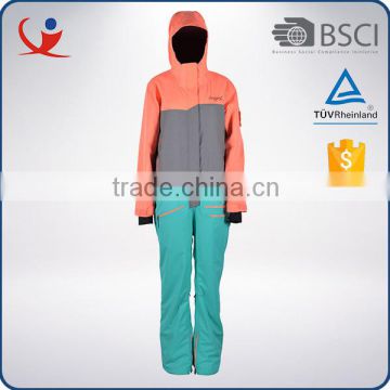China manufacturer cheap women winter outdoor sport ski jacket suit