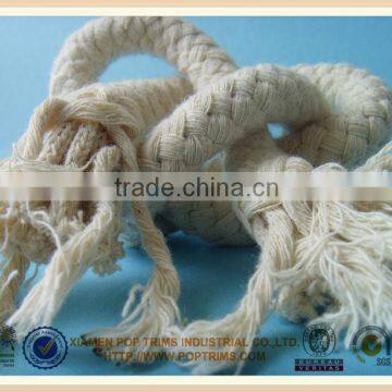 High quality round cotton braided rope