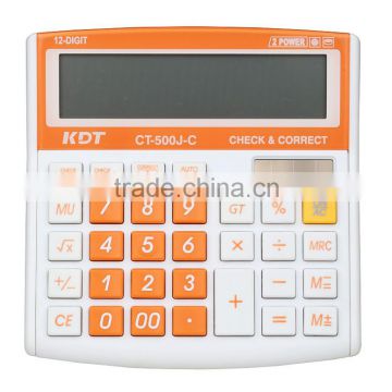 12 digits electronic desktop calculator wholesale CT-500J-C