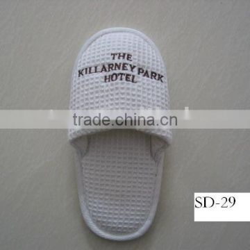 cotton waffle slippers for hotel