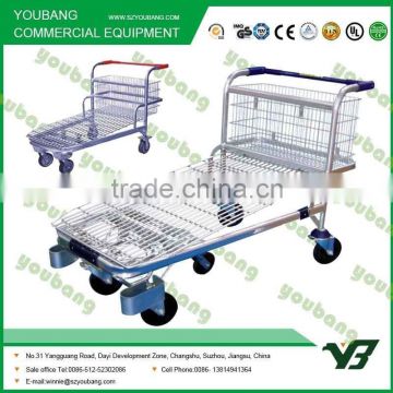 Five Castor Flat Shopping Trolley