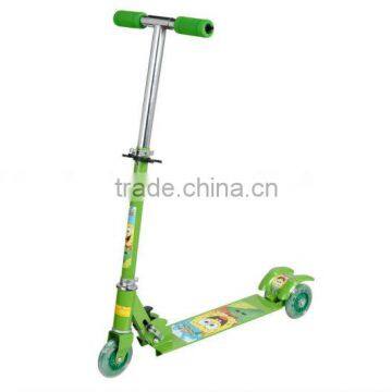 3 wheel steel scooter with light
