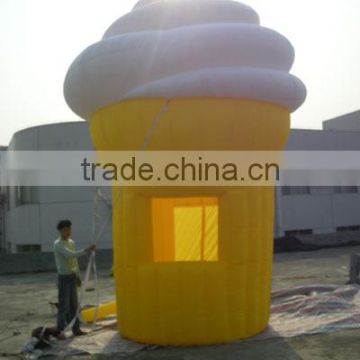 2015 hot advertising giant inflatable ice cream cone