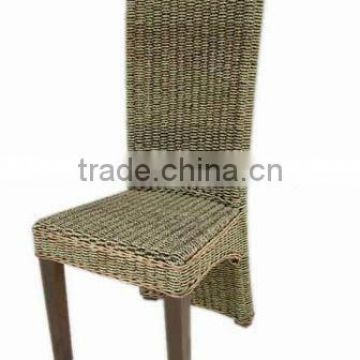 Natural Wicker Dining Chair AFWC 106 made of waterhyacinth