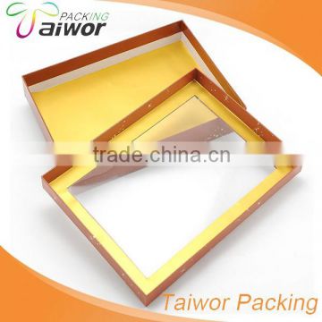 Manufacturer Custom Top an Bottom Paper Box with PVC Window