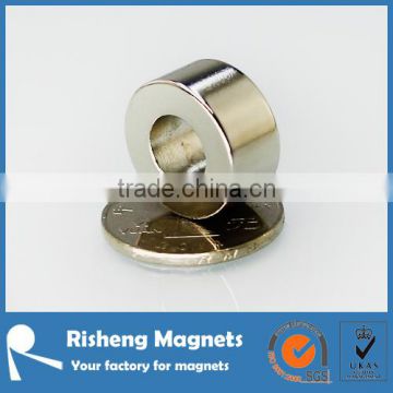 radial magnetization neodymium magnet ring with NiCuNi coating