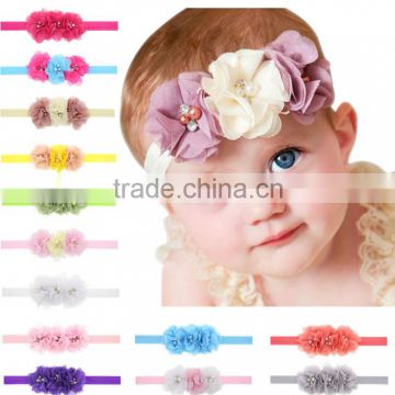 cute flower baby hairband cheap baby headband