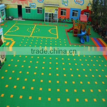 Outdoor Playground PVC Backing Commercial Gym Floor