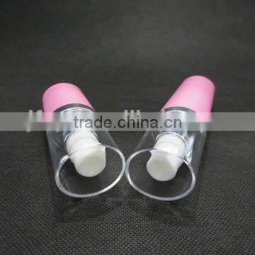 15ml 30ml Oval pink plastic bottle for cream