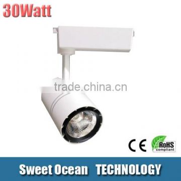 4 wires 10W 15w 20w 30w LED Track light for clothing shop store