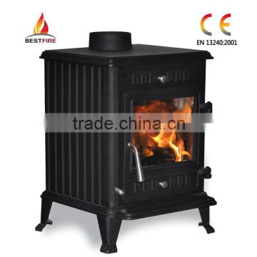 Steel plate wood burning stove