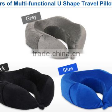 2016 Latest design custom neck pillow/ travel pillow