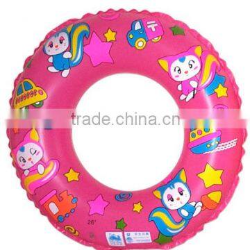 Printing Lele cat PVC inflatable swimming ring