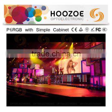 Hoozoe SImple Series- P6 Full Color SMD LED Stage Screen