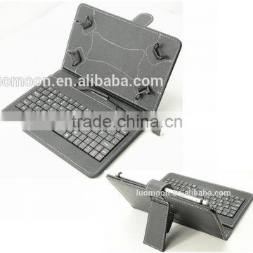 universal drop proof leather tablet pc case cover for android tablet for samsung galaxaxytablet8inch with keyboard