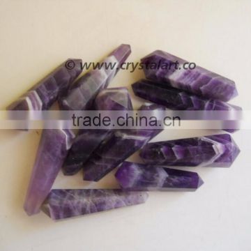 AMETHESE AGATE DOUBLE TERMINATED LOOSE PENCIL