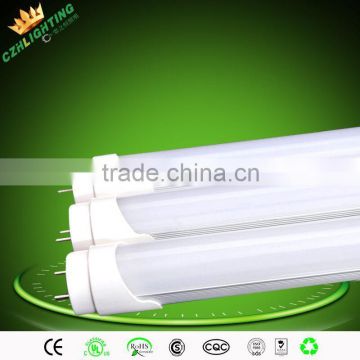 t8 600mm milky white pc cover +plastic 9w led tube light