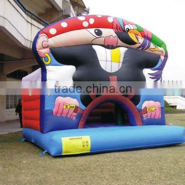 Inflatable pirate bounce castle for amusement/ funny inflatable bounce
