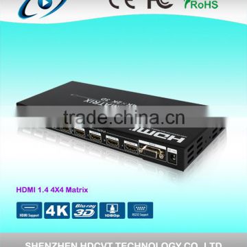 Hot sale 4x4 HDMI Matrix with EDID control