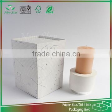 luxury custom made candle packaging paper gift box supplier