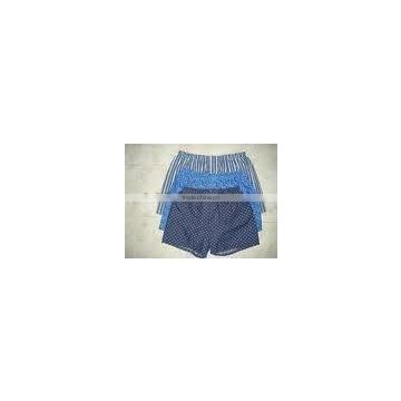 100% COTTON CHEAP BOXER SHORTS MADE IN STOCK FABRIC