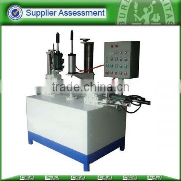 Trimming and crimping machine for stainless steel utensil