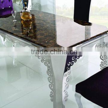 TH305 Cheap price Marble Dining Table Sets