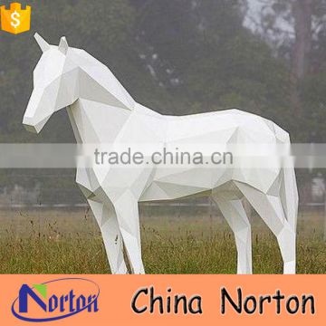 stianless steel withe decorative outdoor horse statues NTS-579X