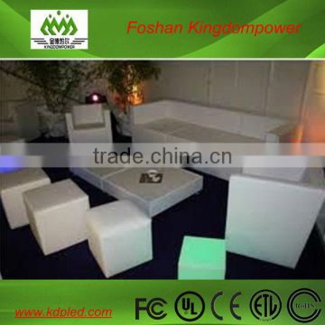 Rechargeable colorful LED IP65 seat