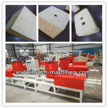 wood sawdust block extruding machine