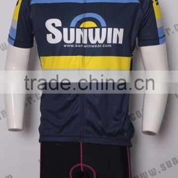 2015 Men Cycling Short Sleeve Jersey Bike Outdoor Sport Clothes Wear Bicycle Racing Cycling