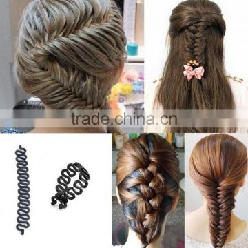 Wholesale OEM French Weave Hair Braiding Tool Roller Braider With Magic hair Twist Styling Bun Maker