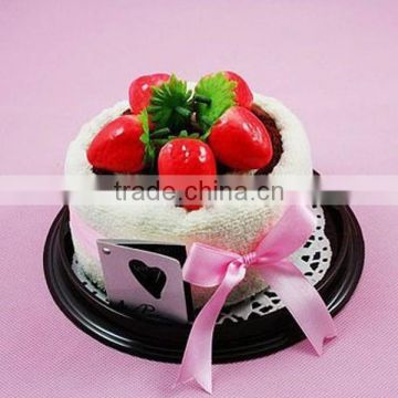 Cute 100% cotton wholesale cake towel gifts