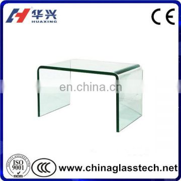 CE certificate building grade tempered glass top table