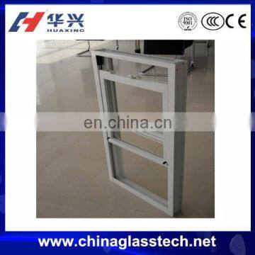 Australia standard corrosion resistant double glazing PVDF coating aluminium vertical sliding window